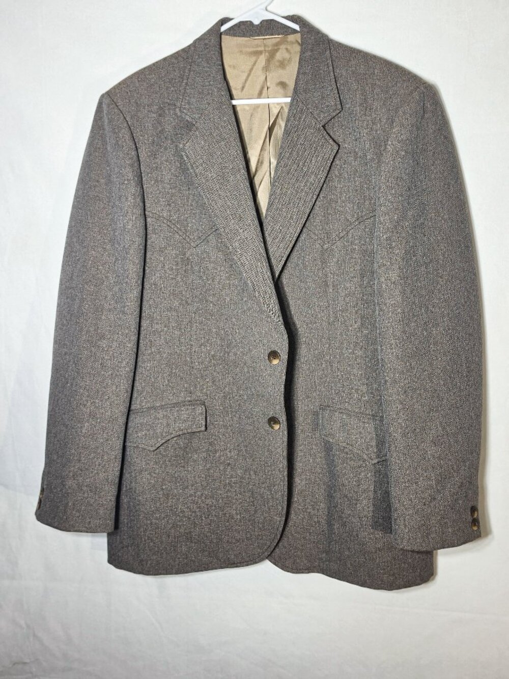 Circle S Gold Blazer Made in USA L 44 R
